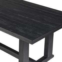 Holden Table in black pine corner