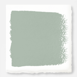 Creamy mint green interior paint named freshly cut stems