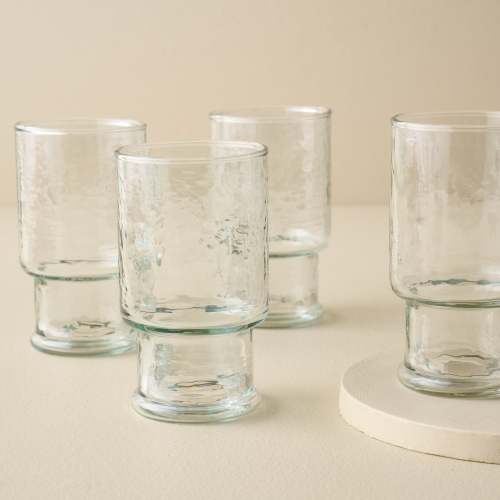 Lindean Mill Glass Gem Tumbler - Blush in 2023  Glass gems, Drinking  glasses everyday, Hand blown glass