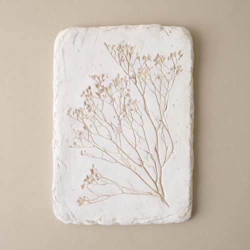 Pressed Flower Plaque - Magnolia