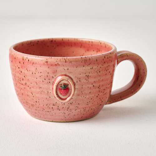 Black Oak Artisan Strawberry Mug $36.00