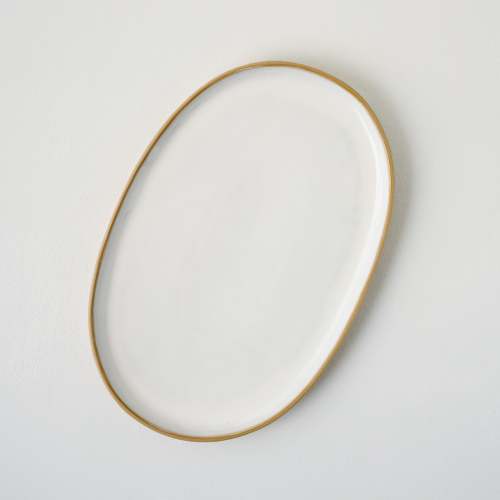 Stone White Lakelynn Serving Platter On sale for $29.99, discounted from $34.00