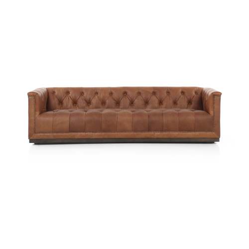 Arlo Leather Sofa front view $3699.00