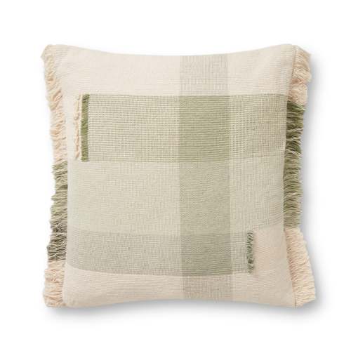 24x24 Vertical Stripe Oversized Throw Pillow Sour Cream/Gray - Hearth &  Hand™ with Magnolia