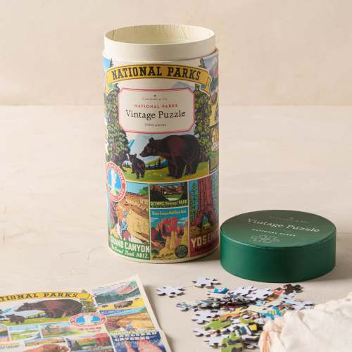 National Parks Vintage Puzzle On sale for $19.20, discounted from $24.00