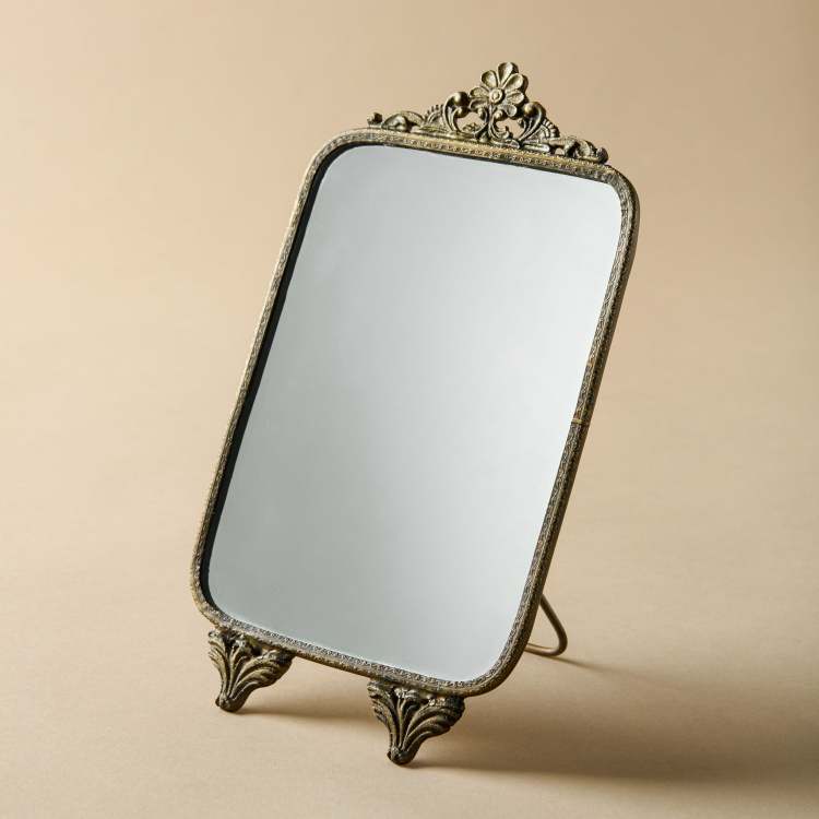Hurston Antique Brass Accent Mirror