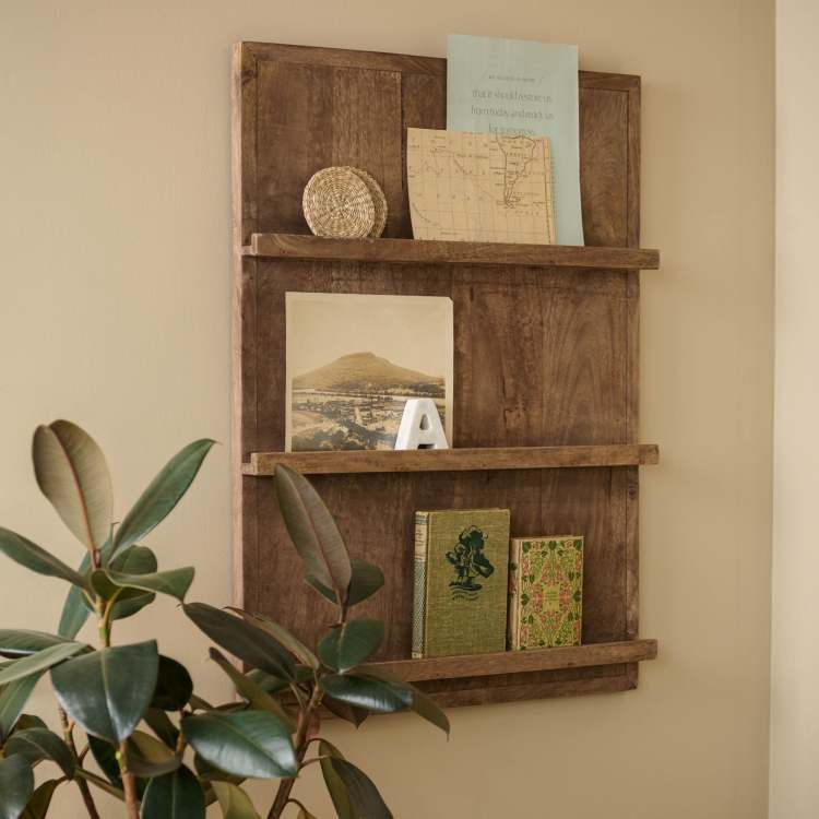 Ren Antique Wood Multi Shelf