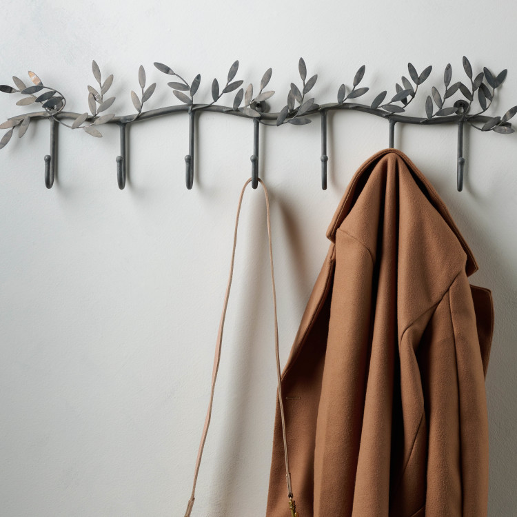 Zinc Leaves Wall Hook