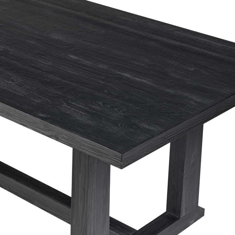 Holden Table in black pine corner