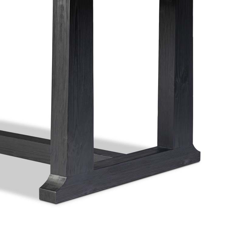 Holden Table in black pine legs