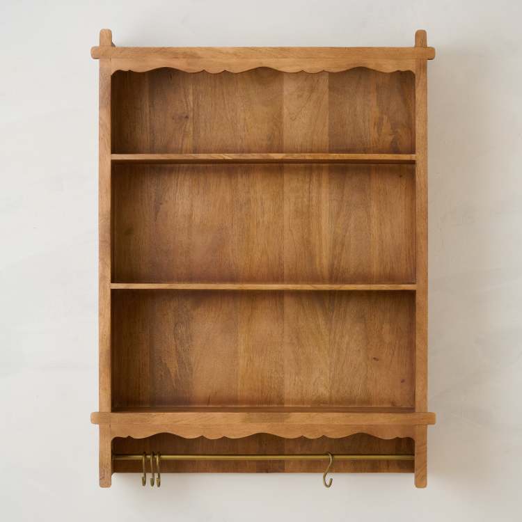 Daphne Wooden Wall Shelf